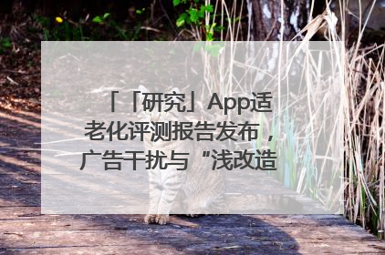 「研究」App适老化评测报告发布，广告干扰与“浅改造”问题仍明显