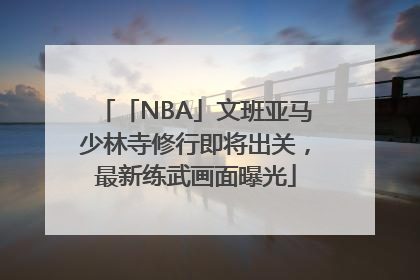 「NBA」文班亚马少林寺修行即将出关，最新练武画面曝光
