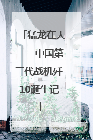 猛龙在天——中国第三代战机歼10诞生记