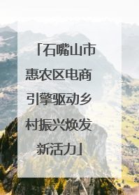 石嘴山市惠农区电商引擎驱动乡村振兴焕发新活力
