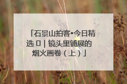 石景山拍客•今日精选 ㉓｜镜头里铺展的烟火画卷（上）