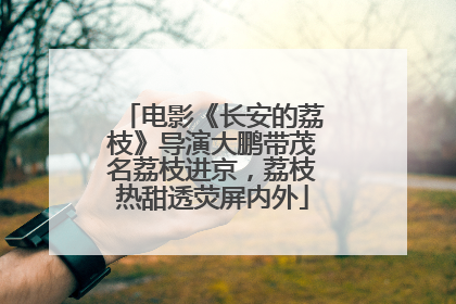 电影《长安的荔枝》导演大鹏带茂名荔枝进京，荔枝热甜透荧屏内外