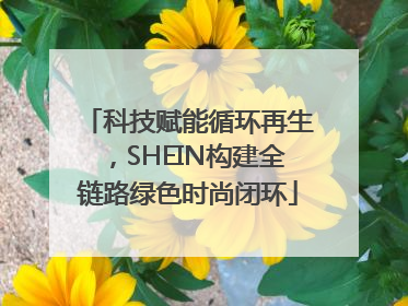 科技赋能循环再生，SHEIN构建全链路绿色时尚闭环