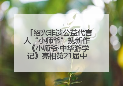 绍兴非遗公益代言人“小师爷”携新作《小师爷·中华游学记》亮相第21届中国国际动漫