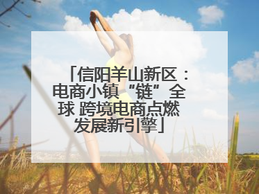 信阳羊山新区：电商小镇“链”全球 跨境电商点燃发展新引擎