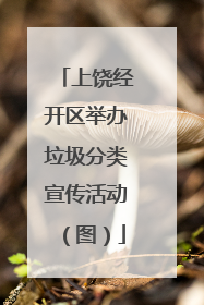 上饶经开区举办垃圾分类宣传活动（图）