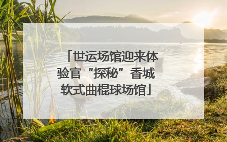 世运场馆迎来体验官“探秘”香城软式曲棍球场馆