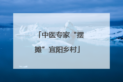 中医专家“摆摊”宜阳乡村