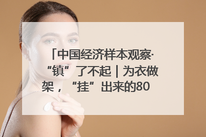 中国经济样本观察·“镇”了不起｜为衣做架，“挂”出来的80亿元“衣架产业”