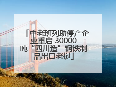 中老班列助停产企业重启 30000吨“四川造”钢铁制品出口老挝