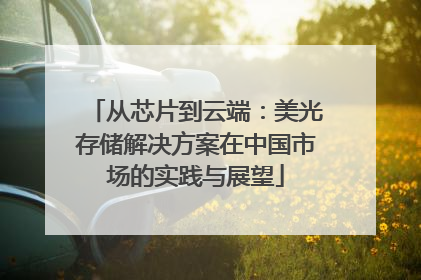 从芯片到云端：美光存储解决方案在中国市场的实践与展望