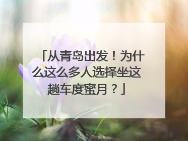 从青岛出发！为什么这么多人选择坐这趟车度蜜月？