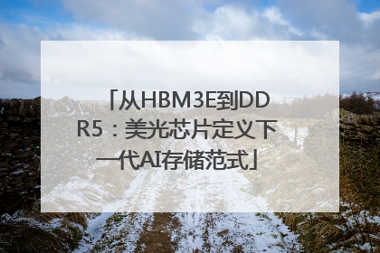 从HBM3E到DDR5：美光芯片定义下一代AI存储范式