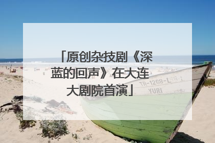原创杂技剧《深蓝的回声》在大连大剧院首演