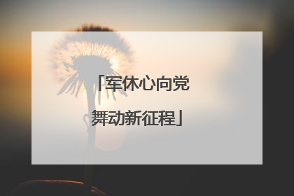 军休心向党 舞动新征程