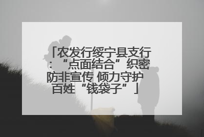 农发行绥宁县支行：“点面结合”织密防非宣传 倾力守护百姓“钱袋子”