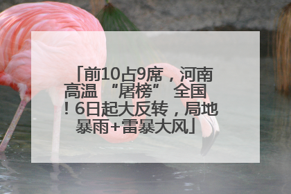 前10占9席，河南高温 “屠榜” 全国！6日起大反转，局地暴雨+雷暴大风