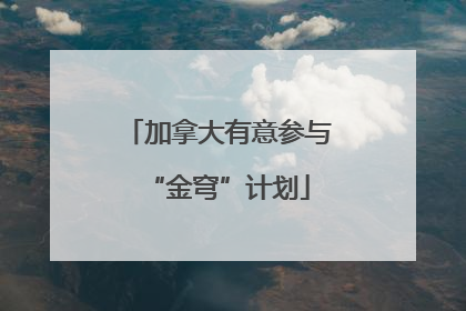 加拿大有意参与“金穹”计划