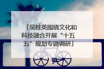 吴桂英围绕文化和科技融合开展“十五五”规划专题调研