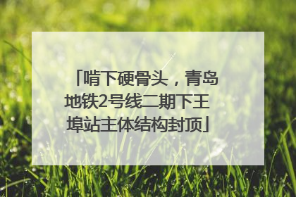 啃下硬骨头，青岛地铁2号线二期下王埠站主体结构封顶