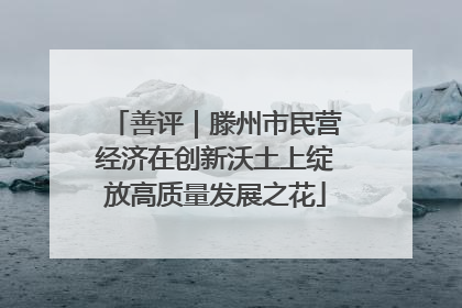 善评｜滕州市民营经济在创新沃土上绽放高质量发展之花
