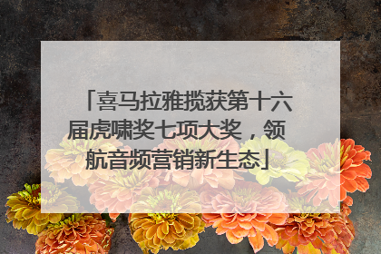 喜马拉雅揽获第十六届虎啸奖七项大奖，领航音频营销新生态