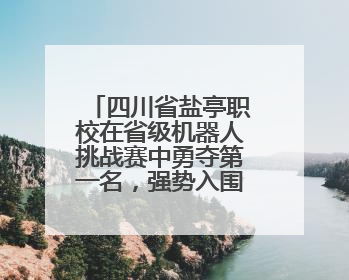 四川省盐亭职校在省级机器人挑战赛中勇夺第一名，强势入围国赛！