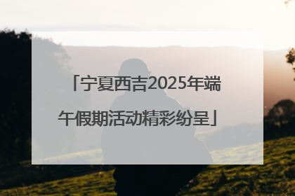 宁夏西吉2025年端午假期活动精彩纷呈