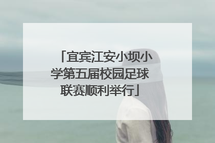 宜宾江安小坝小学第五届校园足球联赛顺利举行