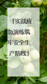实战应急演练筑牢安全生产防线