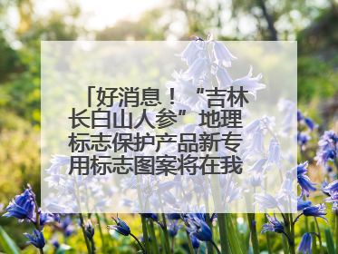 好消息！“吉林长白山人参”地理标志保护产品新专用标志图案将在我省推广使用
