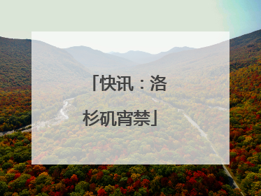 快讯：洛杉矶宵禁