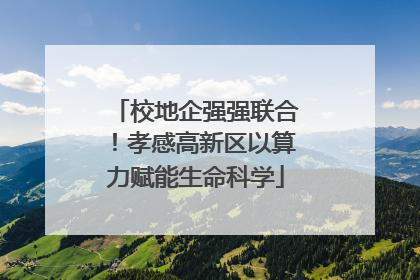 校地企强强联合！孝感高新区以算力赋能生命科学