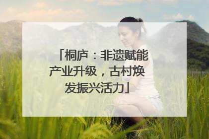 桐庐：非遗赋能产业升级，古村焕发振兴活力