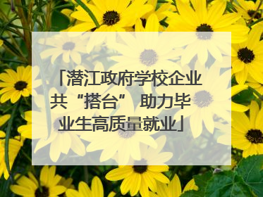潜江政府学校企业共“搭台” 助力毕业生高质量就业