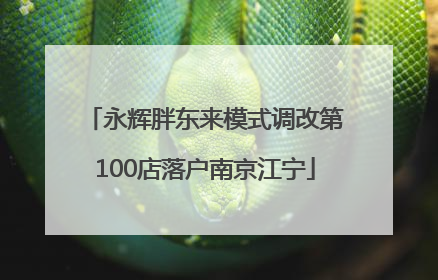永辉胖东来模式调改第100店落户南京江宁