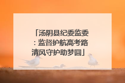 汤阴县纪委监委：监督护航高考路清风守护助梦圆