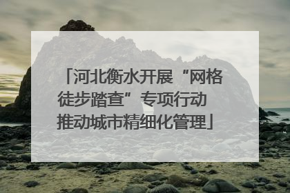 河北衡水开展“网格徒步踏查”专项行动 推动城市精细化管理