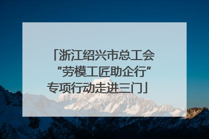 浙江绍兴市总工会“劳模工匠助企行”专项行动走进三门