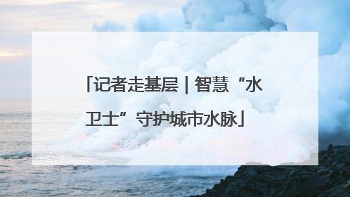记者走基层｜智慧“水卫士”守护城市水脉