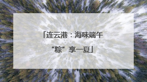 连云港：海味端午 “粽”享一夏