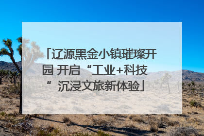 辽源黑金小镇璀璨开园 开启“工业+科技”沉浸文旅新体验