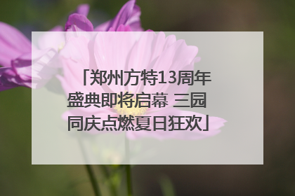 郑州方特13周年盛典即将启幕 三园同庆点燃夏日狂欢