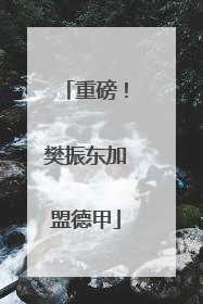 重磅！樊振东加盟德甲