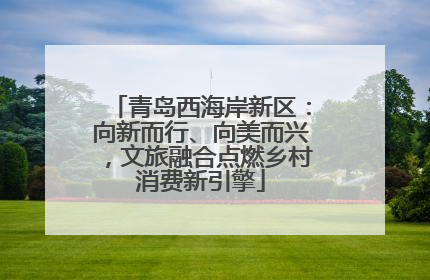 青岛西海岸新区：向新而行、向美而兴，文旅融合点燃乡村消费新引擎