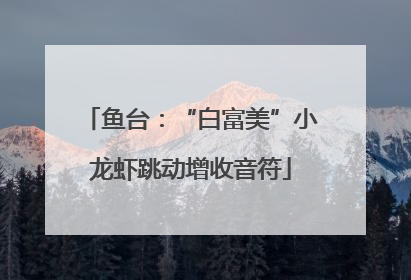 鱼台：“白富美”小龙虾跳动增收音符