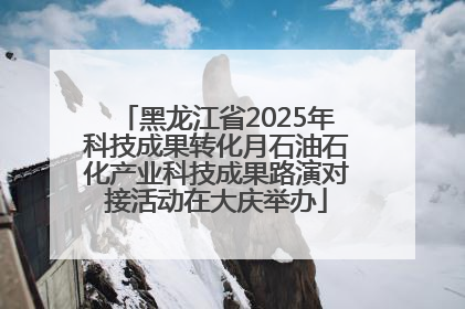 黑龙江省2025年科技成果转化月石油石化产业科技成果路演对接活动在大庆举办