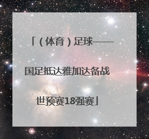 （体育）足球——国足抵达雅加达备战世预赛18强赛