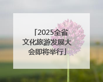 2025全省文化旅游发展大会即将举行