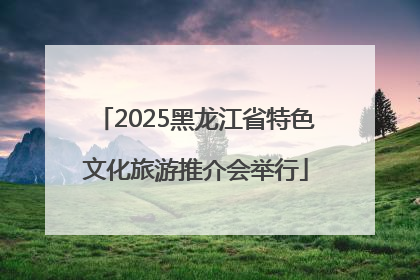 2025黑龙江省特色文化旅游推介会举行